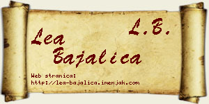 Lea Bajalica vizit kartica